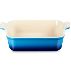 Le Creuset Heritage Ovenschaal Vierkant, 23x23cm azure