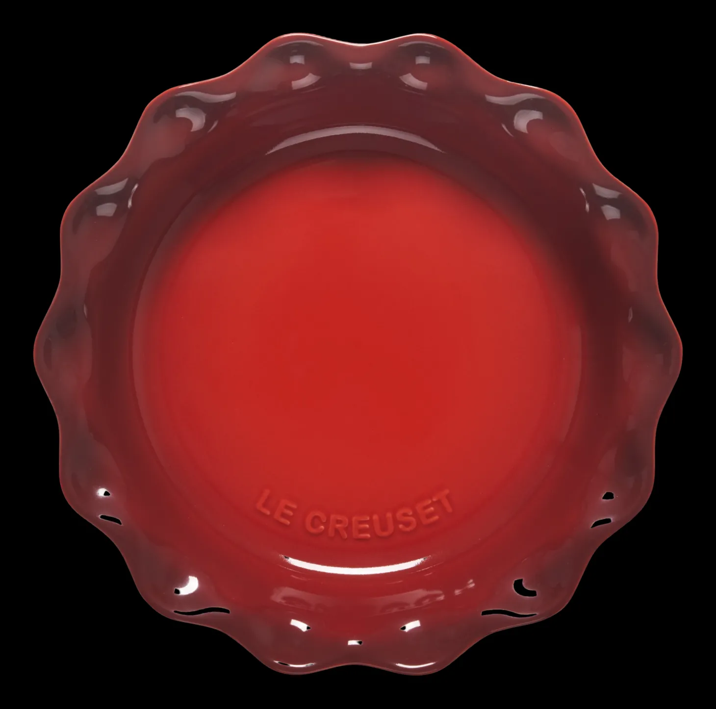 Le Creuset Heritage Taartvorm Diep, 23cm kersenrood