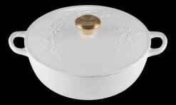 Le Creuset Holly Collection Marmite Braadpan, 26cm katoen