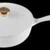 Le Creuset Holly Collection Steelpan met Deksel, 21cm katoen