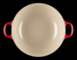 Le Creuset Holly Collection Marmite Braadpan, 26cm kersenrood
