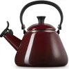 Le Creuset Kone Fluitketel, 1,6L garnet