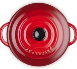 Le Creuset Mini Cocotte met Deksel, 14cm kersenrood