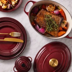 Le Creuset Mini Cocotte met Deksel, 10cm garnet