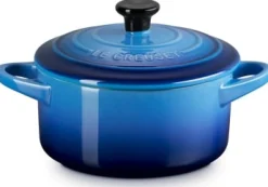 Le Creuset Mini Cocotte met Deksel, 14cm azure