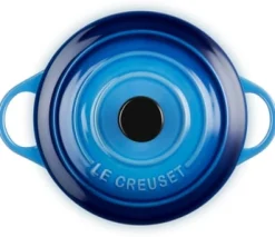 Le Creuset Mini Cocotte met Deksel, 14cm azure