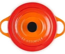 Le Creuset Mini Cocotte met Deksel, 14cm oranjerood