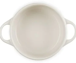 Le Creuset Mini Cocotte met Deksel, 14cm meringue