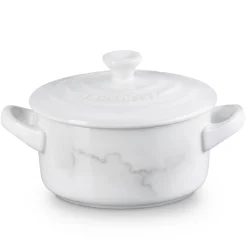 Le Creuset Mini Cocotte met Deksel, 10cm marble