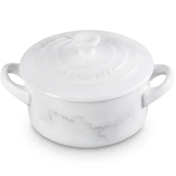Le Creuset Mini Cocotte met Deksel, 10cm marble