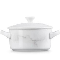 Le Creuset Mini Cocotte met Deksel, 10cm marble