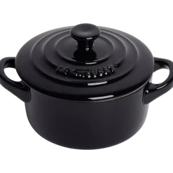 Le Creuset Mini Cocotte met Deksel, 10cm ebbenzwart