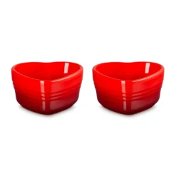 Le Creuset Ramekin Hart Set, kersenrood 2st