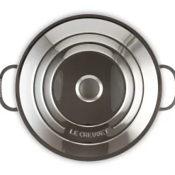 Le Creuset RVS Signature Provençaalse Sauteerpan, 30cm