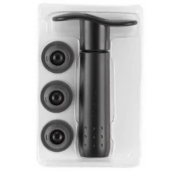 Le Creuset Screwpull Wijnpomp met 3 Stoppers WA-137, matzwart