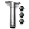 Le Creuset Screwpull Wijnpomp met 3 Stoppers WA-137, zilver