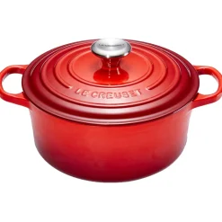 Le Creuset Signature Braadpan, 20cm kersenrood