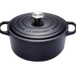 Le Creuset Signature Braadpan, 34cm mat zwart