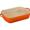 Le Creuset Signature Braadslede, 37x29cm oranjerood