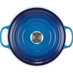 Le Creuset Signature Braadpan, 20cm azure