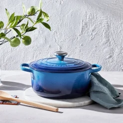 Le Creuset Signature Braadpan, 20cm azure