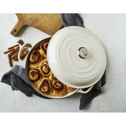 Le Creuset Signature Braadpan, 24cm meringue