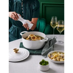 Le Creuset Signature Braadpan, 24cm white