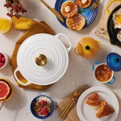 Le Creuset Signature Braadpan, 24cm white
