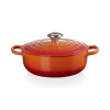 Le Creuset Signature Braadpan Provencaals, 24cm oranjerood