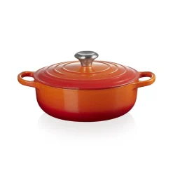 Le Creuset Signature Braadpan Provencaals, 24cm oranjerood