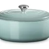 Le Creuset Signature Braadpan Ovaal, 31cm sea salt