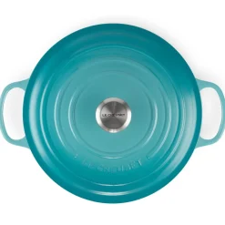 Le Creuset Signature Braadpan, 28cm caribbean blue