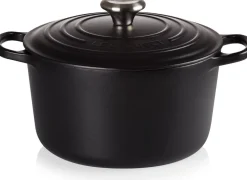 Le Creuset Signature Braadpan Hoog, 24cm mat zwart