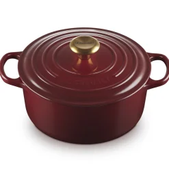 Le Creuset Signature Braadpan, 22cm garnet