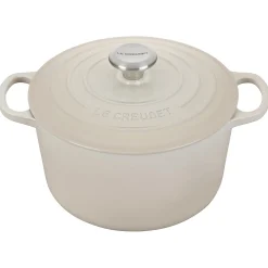 Le Creuset Signature Braadpan Hoog, 24cm meringue