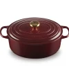 Le Creuset Signature Braadpan Ovaal, 31cm garnet