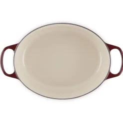 Le Creuset Signature Braadpan Ovaal, 31cm garnet