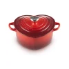 Le Creuset Signature Braadpan Hart, 20cm kersenrood