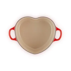 Le Creuset Signature Braadpan Hart, 20cm kersenrood
