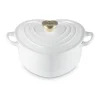 Le Creuset Signature Braadpan Hart, 20cm white