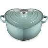 Le Creuset Signature Braadpan Hart, 20cm sea salt
