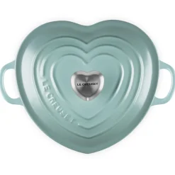 Le Creuset Signature Braadpan Hart, 20cm sea salt