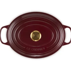 Le Creuset Signature Braadpan Ovaal, 29cm garnet