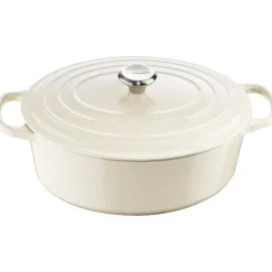 Le Creuset Signature Braadpan Ovaal, 31cm meringue