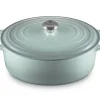 Le Creuset Signature Braadpan Ovaal, 33cm sea salt