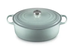 Le Creuset Signature Braadpan Ovaal, 33cm sea salt