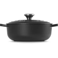 Le Creuset Signature Braadpan Provencaals, 24cm mat zwart