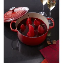 Le Creuset Signature Braadpan, 26cm kersenrood