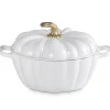 Le Creuset Signature Braadpan Pompoen, 24cm wit