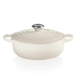 Le Creuset Signature Braadpan Provencaals, 24cm meringue